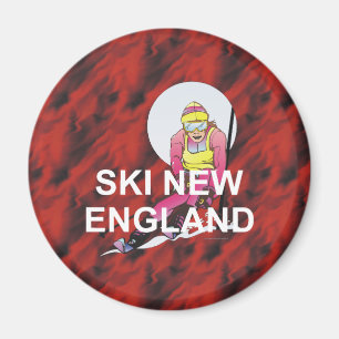 TOP Ski New England Magnet