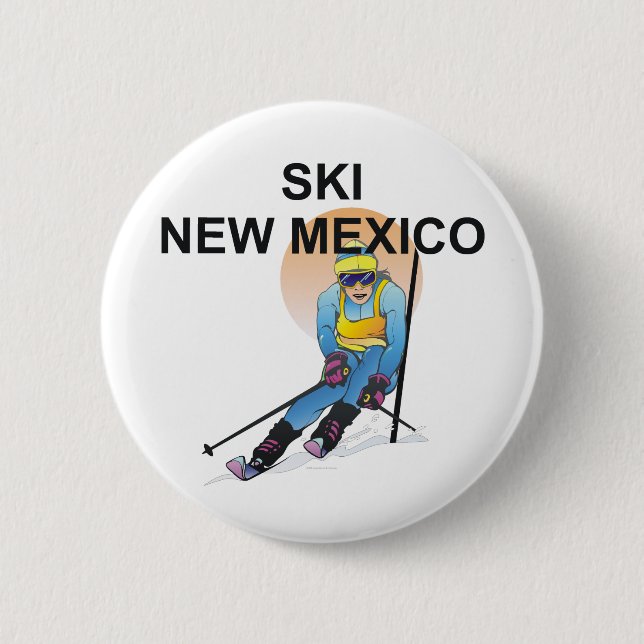 TOP Ski New Mexico Button (Vorderseite)