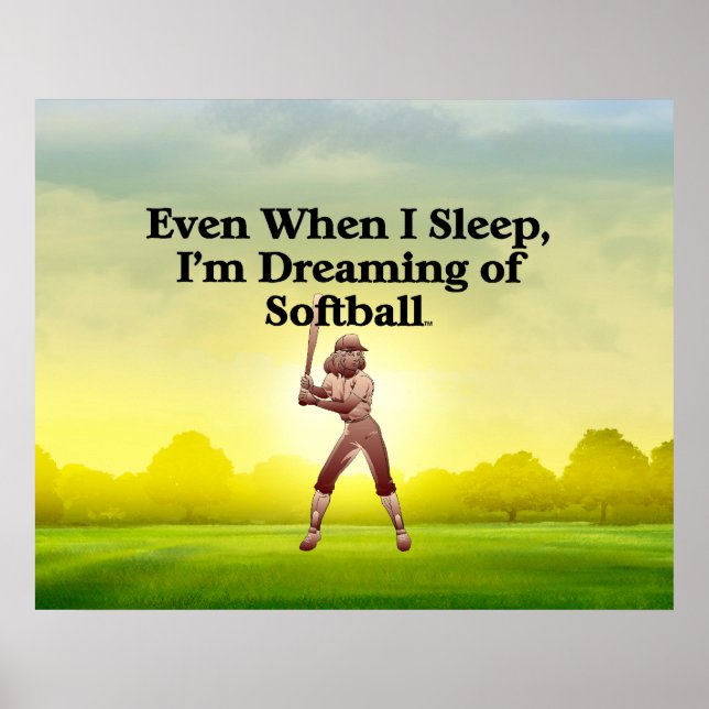 TOP Softball Dreams Poster (Vorne)