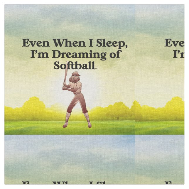 TOP Softball Dreams Stoff (Nahaufnahme)