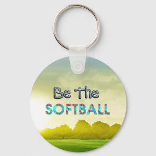 TOP Softball-Slogan Schlüsselanhänger