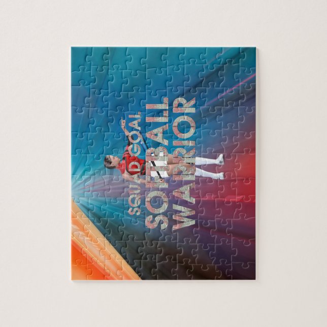 TOP Softball Warrior Puzzle (Vertikal)