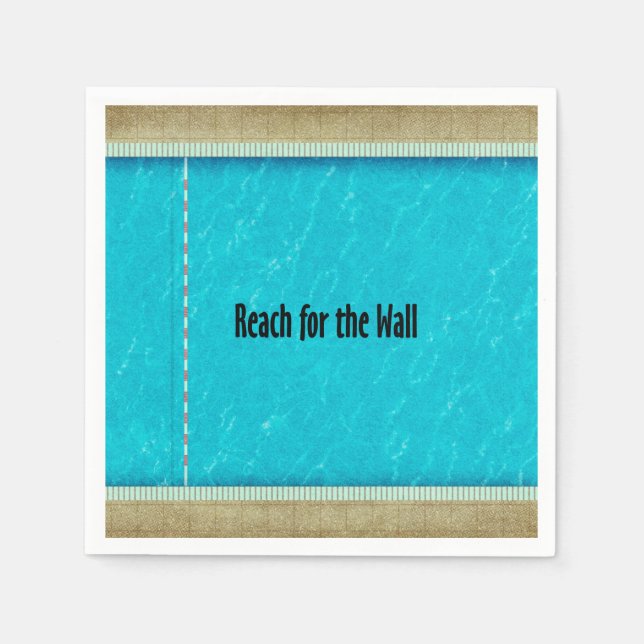 TOP Swim Team Slogan Serviette (Vorderseite)