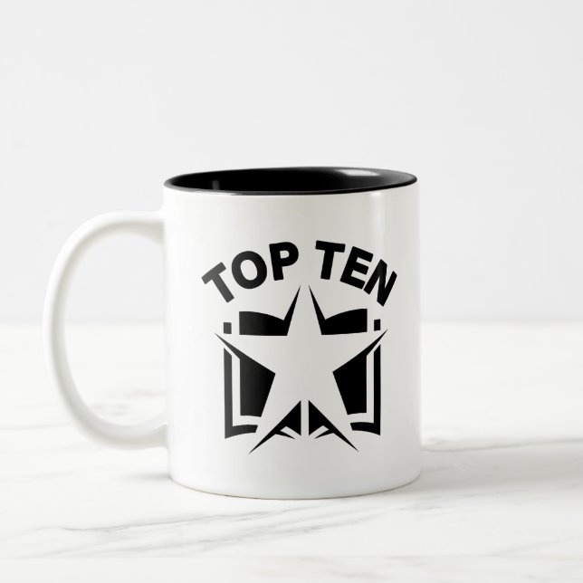 Top Ten Book Zweifarbige Tasse (Links)