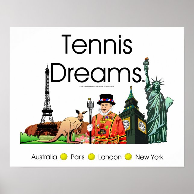 TOP Tennis Dreams Poster (Vorne)