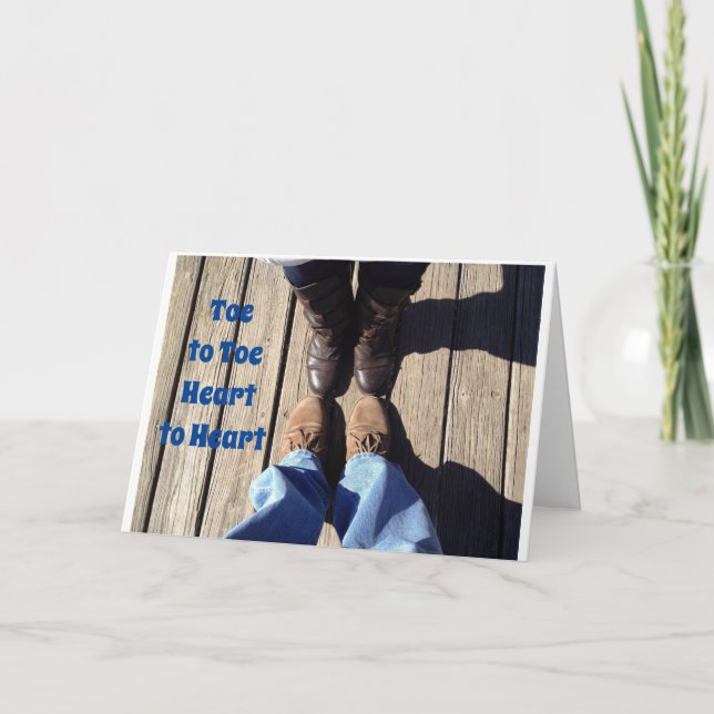 TOP TO TOP UND HERZ TO HERZ MIT **YOU** IMMER KARTE (Vorderseite)