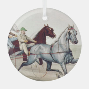 TOP Trabrennen Glas-Ornament Ornament Aus Glas