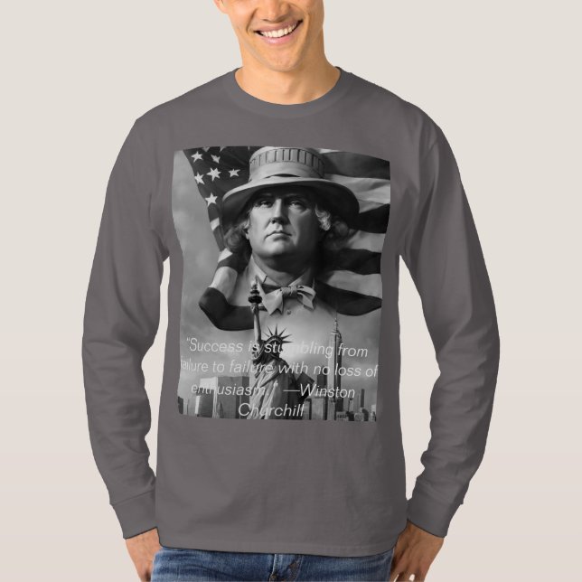 Top Trending USA Basic Long Sleeve T - Shirt - Com (Vorderseite)
