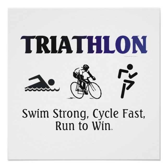 TOP Triathlon Poster (Vorderseite)