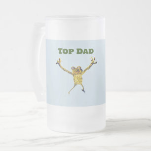 Top Vater Funny Animal Mattglas Bierglas
