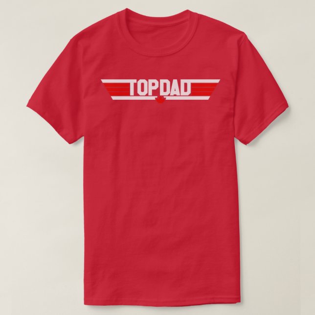 Top-Vater Kanadier T-Shirt (Design vorne)