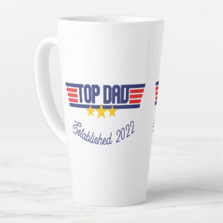 Top-Vater mit bearbeitbarem Datum Milchtasse