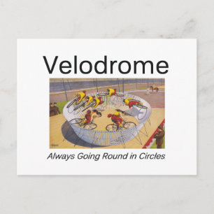 TOP Velodrome Circles Postkarte