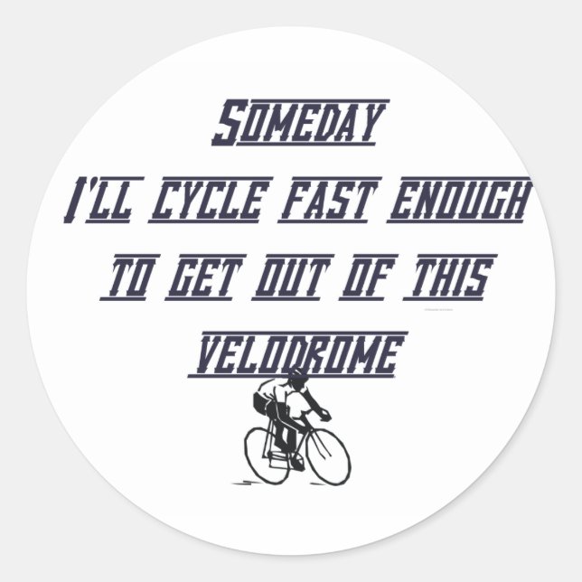 TOP Velodrome Runder Aufkleber (Vorderseite)