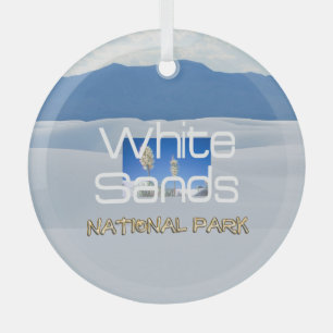 TOP White Sands Glas Ornament Ornament Aus Glas