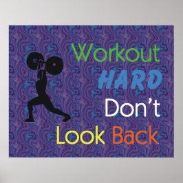 TOP Workout Hard Poster