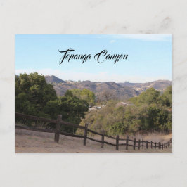 Topanga Canyon Postcard California Travel Keepake Postkarte