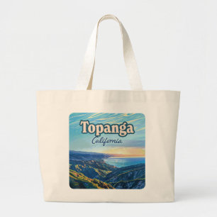 Topanga Kalifornien Canyon Los Angeles Vintage Jumbo Stoffbeutel