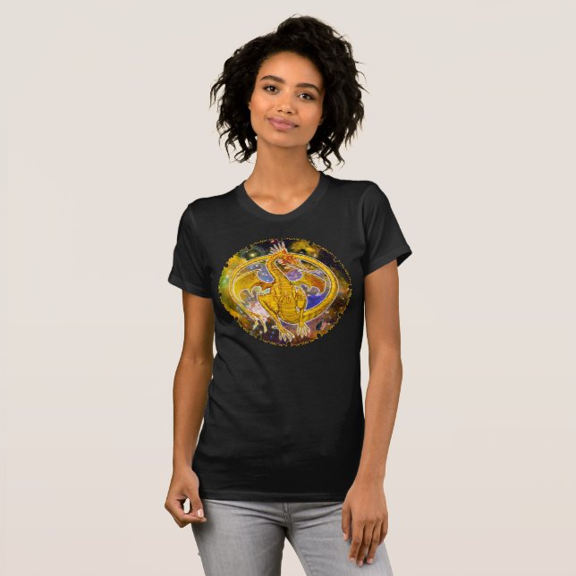 Topaz Cosmic Dragon T - Shirt (Vorne ganz)