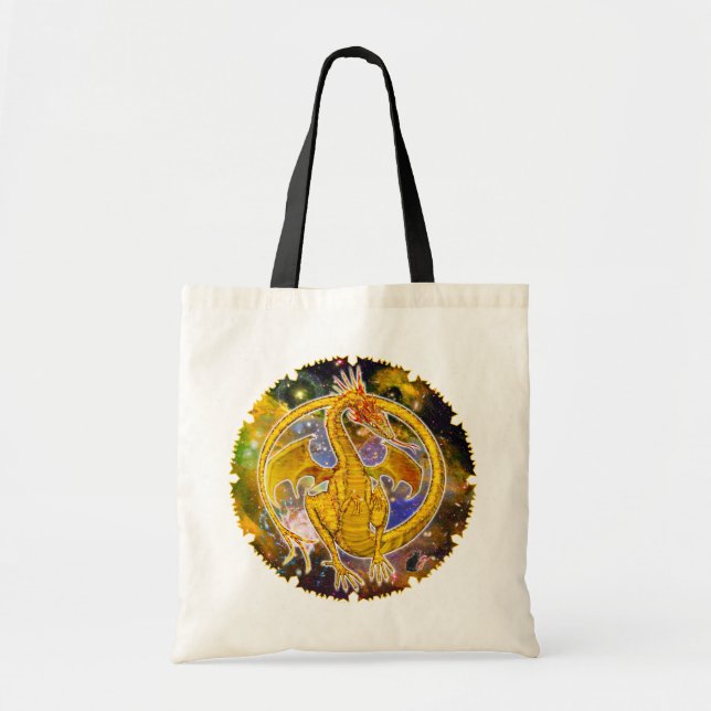 Topaz Cosmic Dragon Tote Bag Tragetasche (Vorne)
