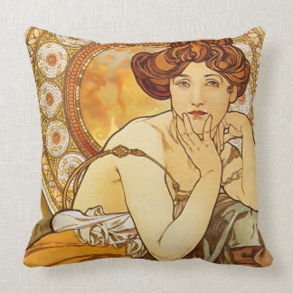 Topaz-Edelsteine Reihe, Kunst Nouveau Alphonse Kissen