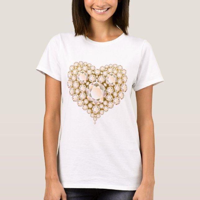 Topaz Heart Gems T-Shirt (Vorderseite)
