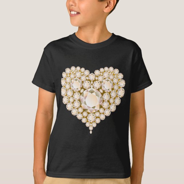 Topaz Heart Gems T-Shirt (Vorderseite)
