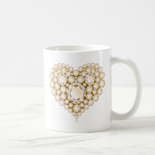 Topaz Heart Gems Tasse