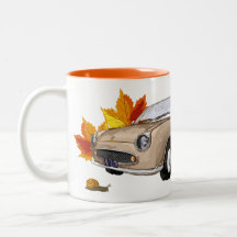 Topaz Mist Figaro coffee mug
