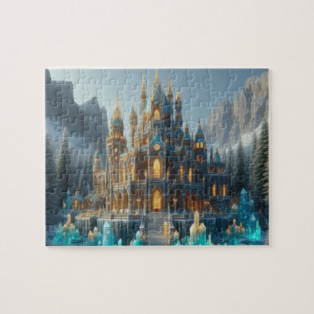 Topaz und Citrine Ice Burg Puzzle (Horizontal)