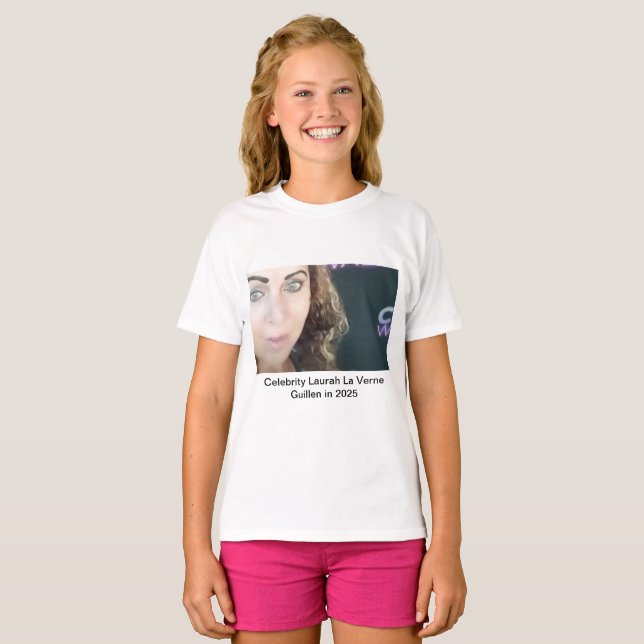 #TOPCELEBRITY #LAURAHLAVERNEGUILLEN  2025 T-Shirt (Vorne ganz)