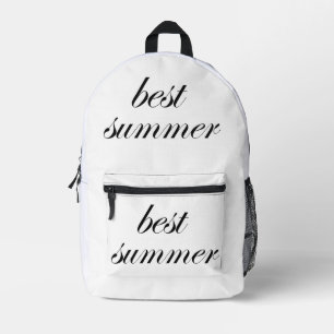 TOPDesign Initial Leinwand Beach Bag Mit Monogramm Bedruckter Rucksack