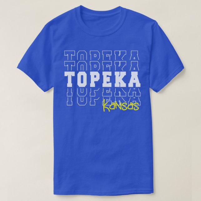 Topeka city Kansas Topeka KS T-Shirt (Design vorne)