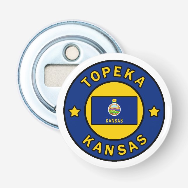 Topeka Kansas Flaschenöffner (Vorderseite)