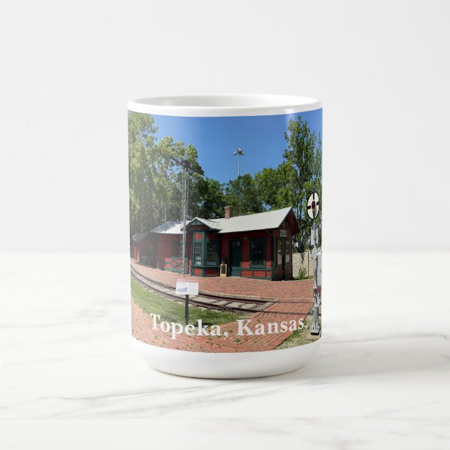 Topeka Kansas Kaffeetasse (Mittel)
