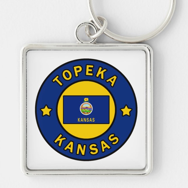 Topeka Kansas Schlüsselanhänger (Vorne)
