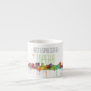 TOPEKA KANSAS SKYLINE - Espresso-Tassen Espressotasse