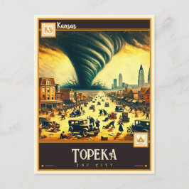 Topeka, Kansas | VINTAG Postkarte