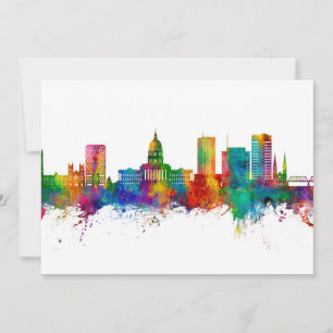 Topeka Wyoming Skyline Einladung