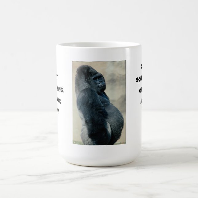 Topf-Bauch-Gorilla-Tasse Kaffeetasse (Mittel)