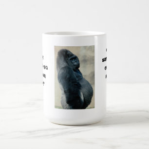 Topf-Bauch-Gorilla-Tasse Kaffeetasse
