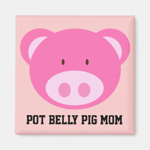 Topf-Bauch-Schwein-Mama Magnet