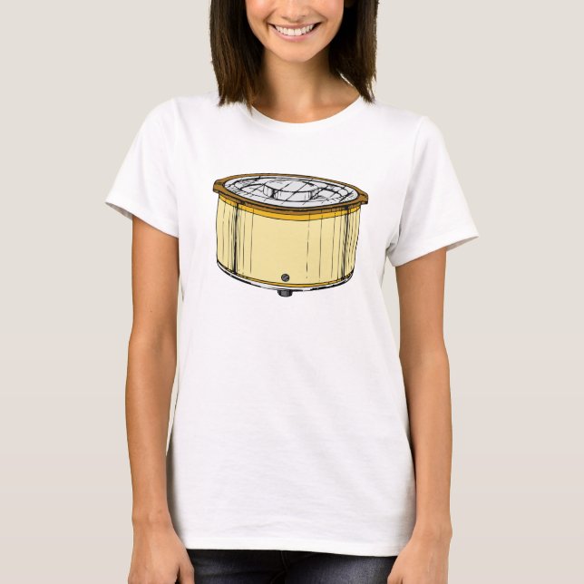 Topf-Topf-Mädchen T-Shirt (Vorderseite)