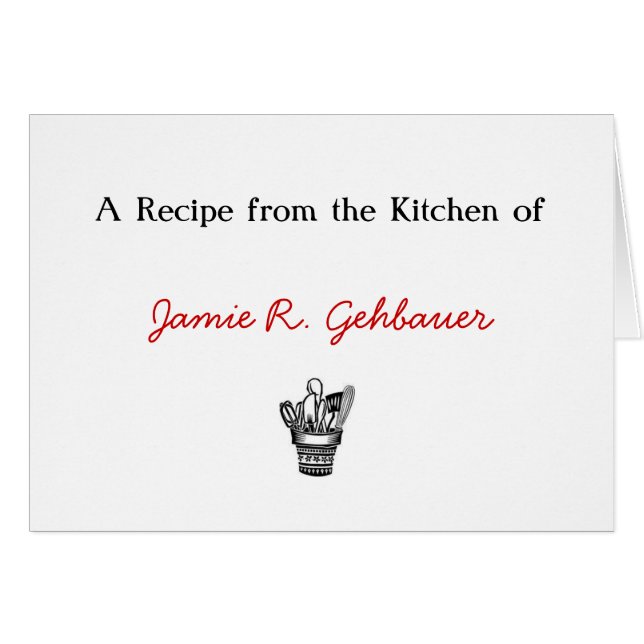 Topf voll Geräte, ein Rezept von der Küche… (Vorderseite (Horizontal))