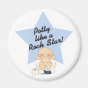 Töpfchen mögen einen Rockstar Magnet