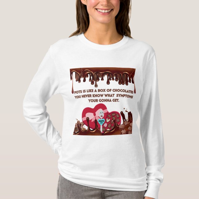 Töpfe sind wie Schokolade T-Shirt (Vorderseite)