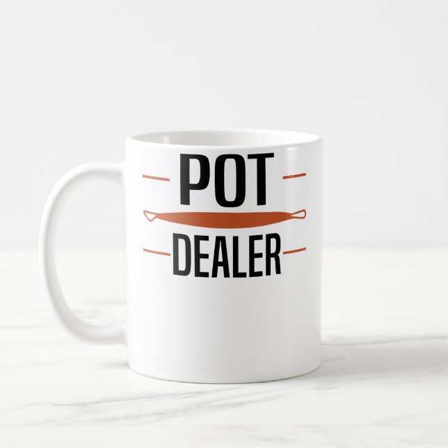 Töpfer - Keramik Kaffeetasse (Links)