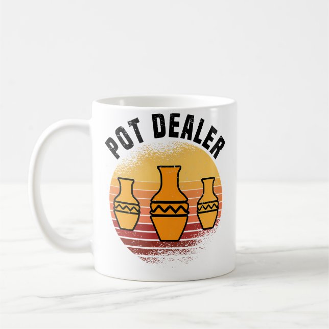 Töpfer - Keramik Kaffeetasse (Links)