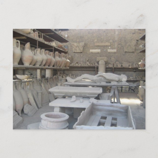 Töpferaum in Pompeii Postkarte (Vorderseite)