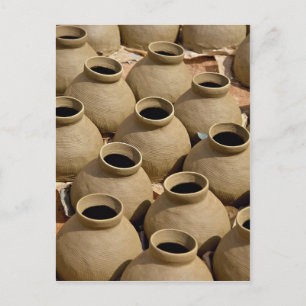 Töpferdorf, Aschanti-Region, Ghana Postkarte